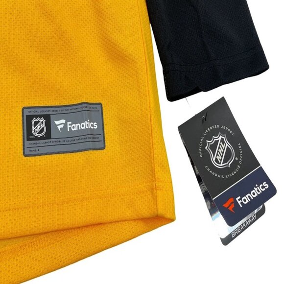 NEW Pittsburgh Penguins Fanatics Retro Alt NHL Hockey Jersey Boys Youth L/XL - Picture 5 of 6